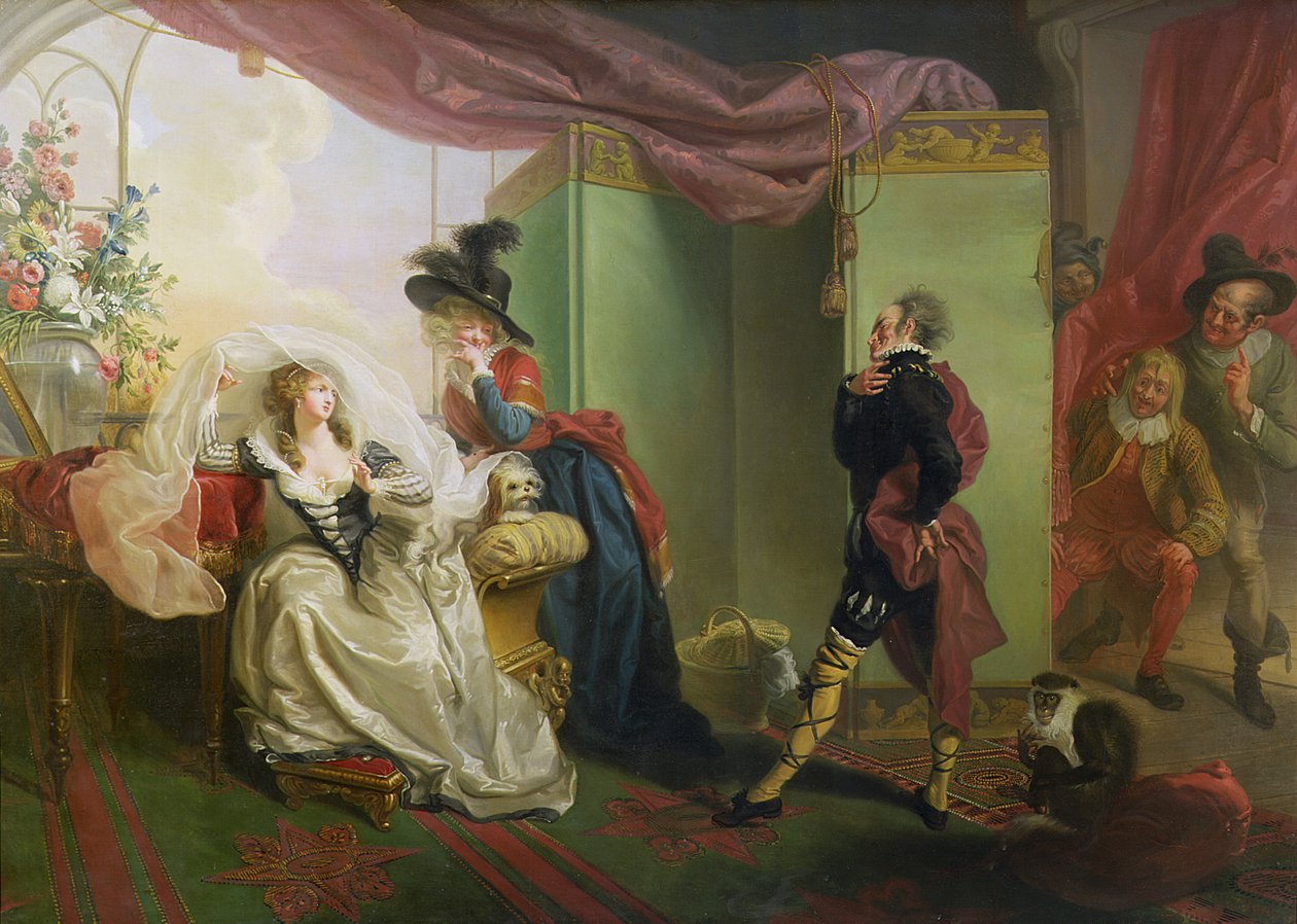 Malvolio før Olivia, fra 