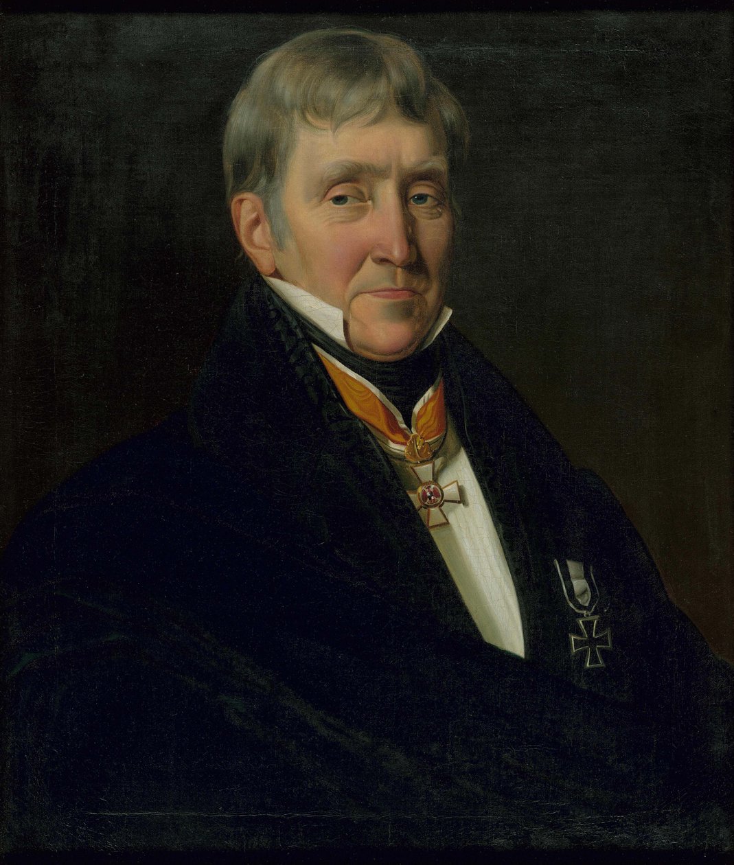 Portrett av Franz Gerhard Wegeler 1765-1848, 1839. av Johann Heinrich Richter