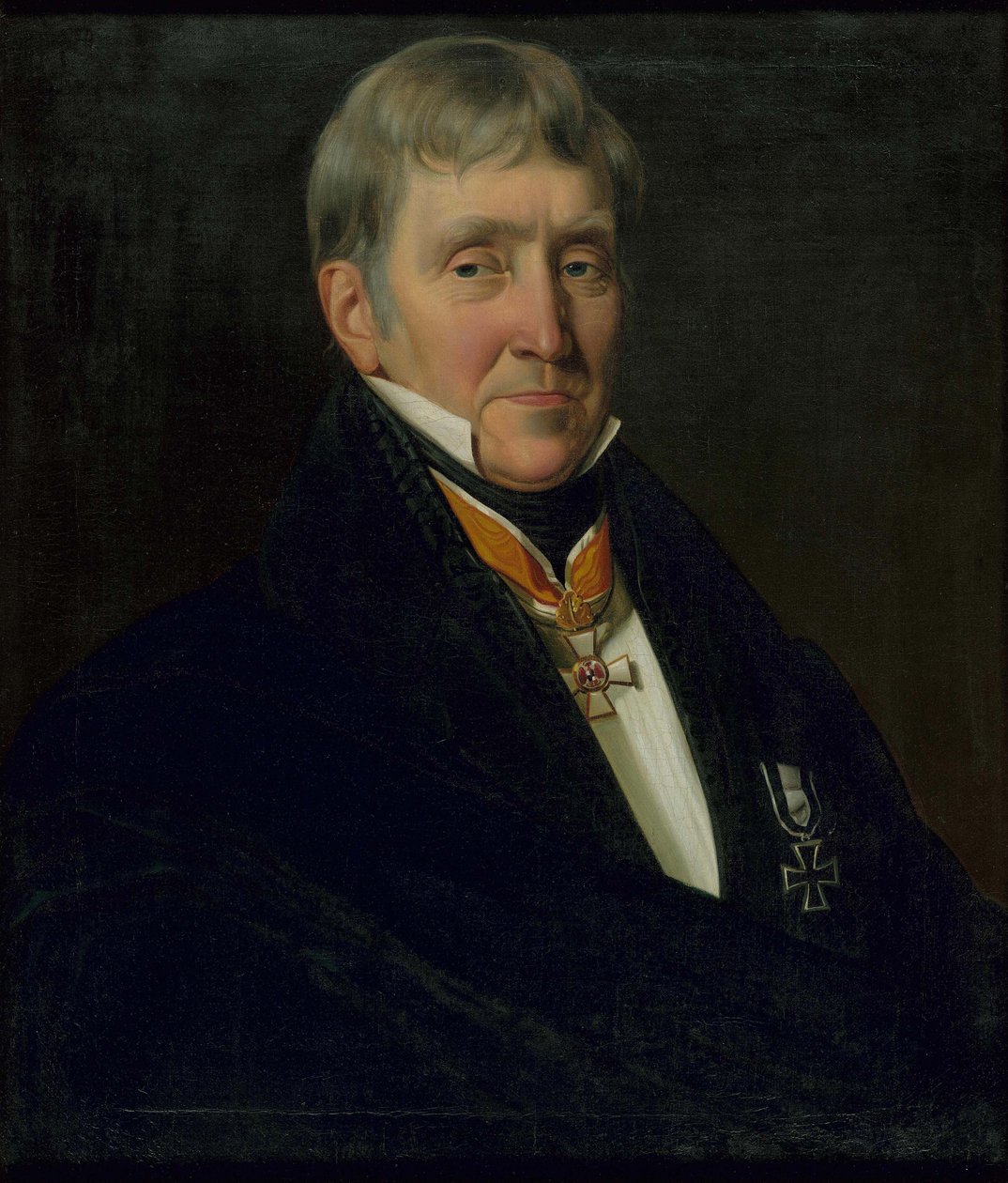Portrett av Franz Gerhard Wegeler 1765-1848, 1839. av Johann Heinrich Richter