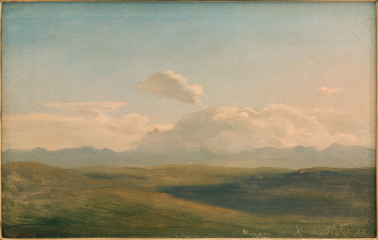 Italiensk fjellandskap av Johann Heinrich Schilbach