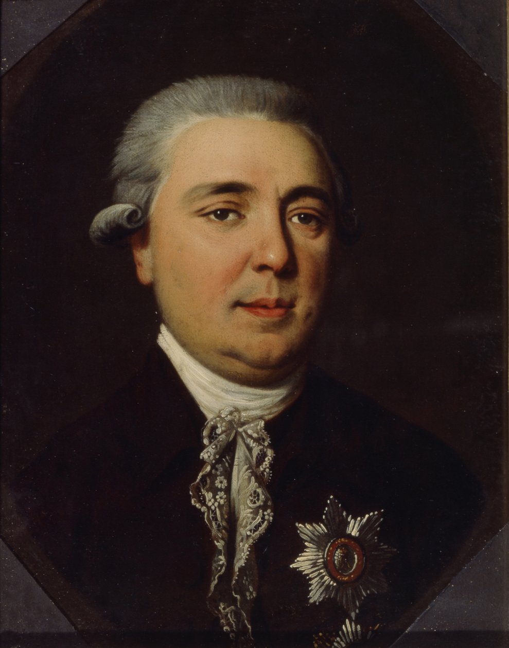Portrett av grev Alexander Romanovich Vorontsov 1741-1805 av Johann Heinrich Schmidt