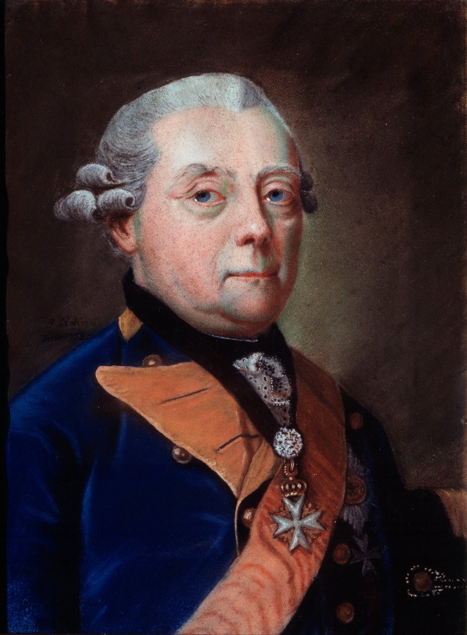 Portrett av Henry Frederick, prins i Preussen, markgreve av Brandenburg Schwedt 1771–1788, 1783. av Johann Heinrich Schmidt