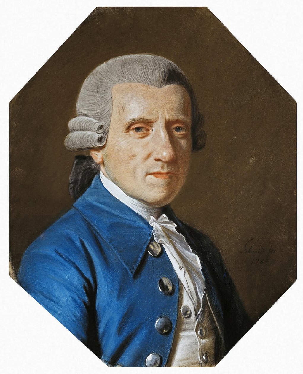 Portrett av Loewis av Menar, 1784 av Johann Heinrich Schmidt