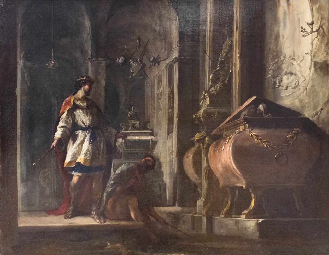 Saul og heksen fra Endor av Johann Heinrich Schonfeldt