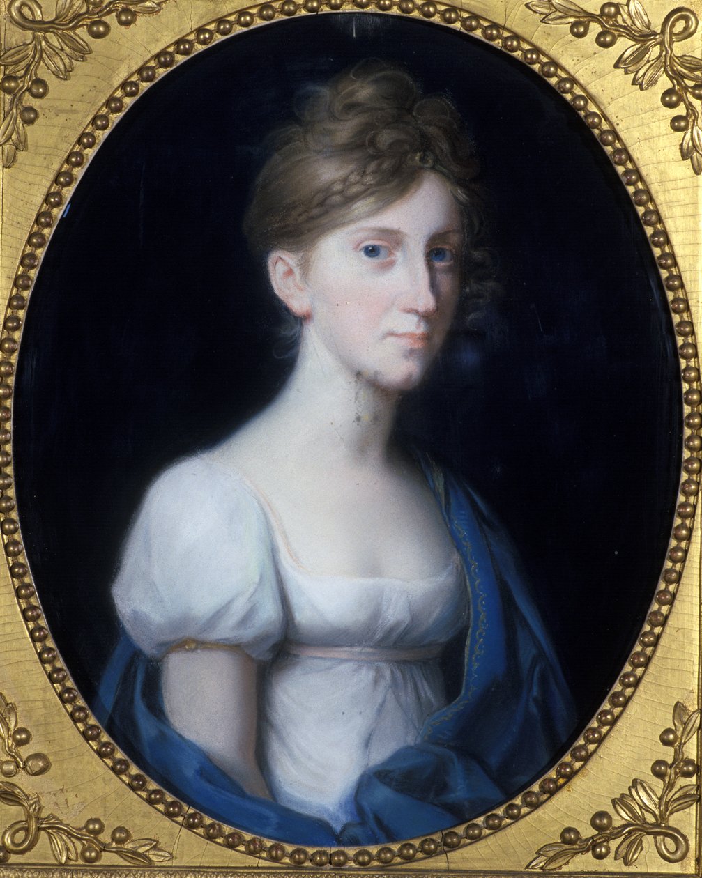 Ida, kone til hertugen av Sachsen-Weimar-Eisenach, ca. 1808 av Johann Heinrich Schroder