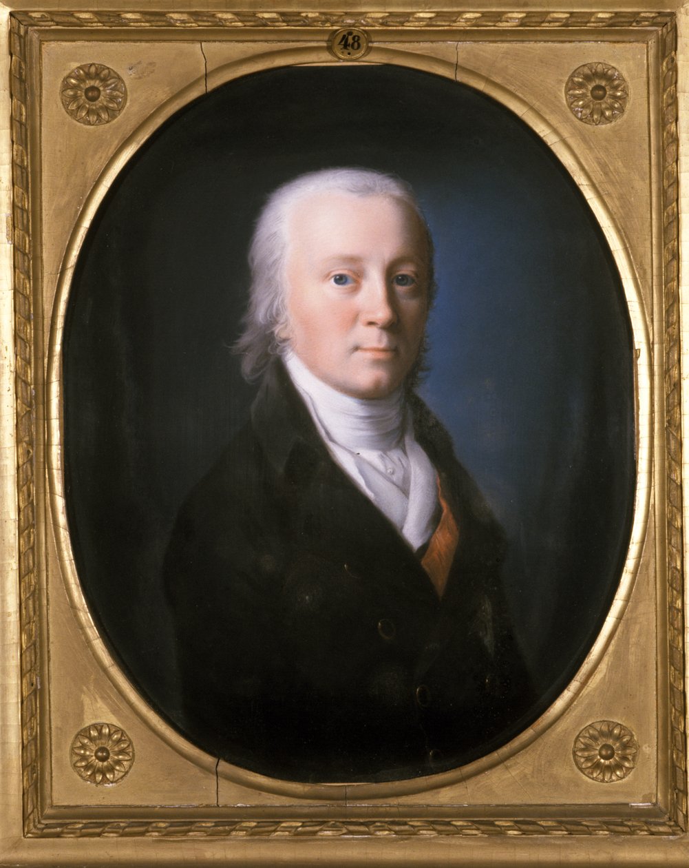 Portrett av en mann, 1800 av Johann Heinrich Schroder
