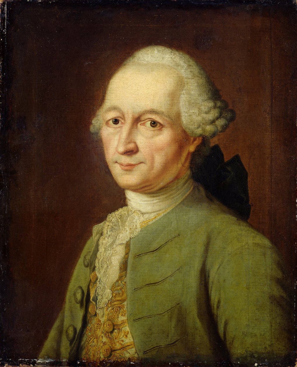 Abraham Gotthelf Kaestner, 1770 av Johann Heinrich Tischbein
