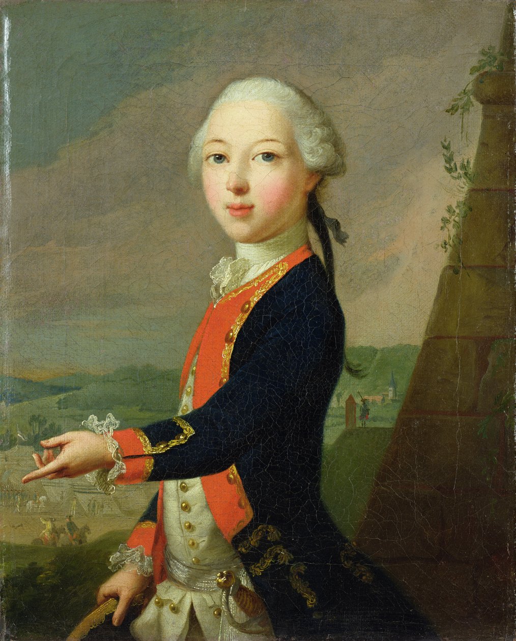 Landgrave Carl som barn av Johann Heinrich Tischbein