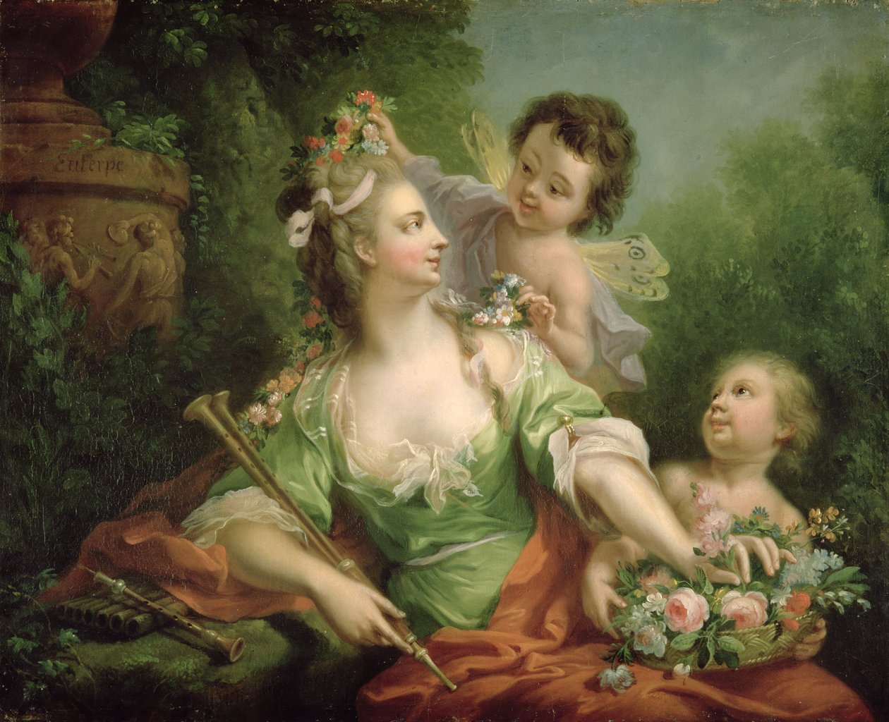 Muse Euterpe, 1782 av Johann Heinrich Tischbein