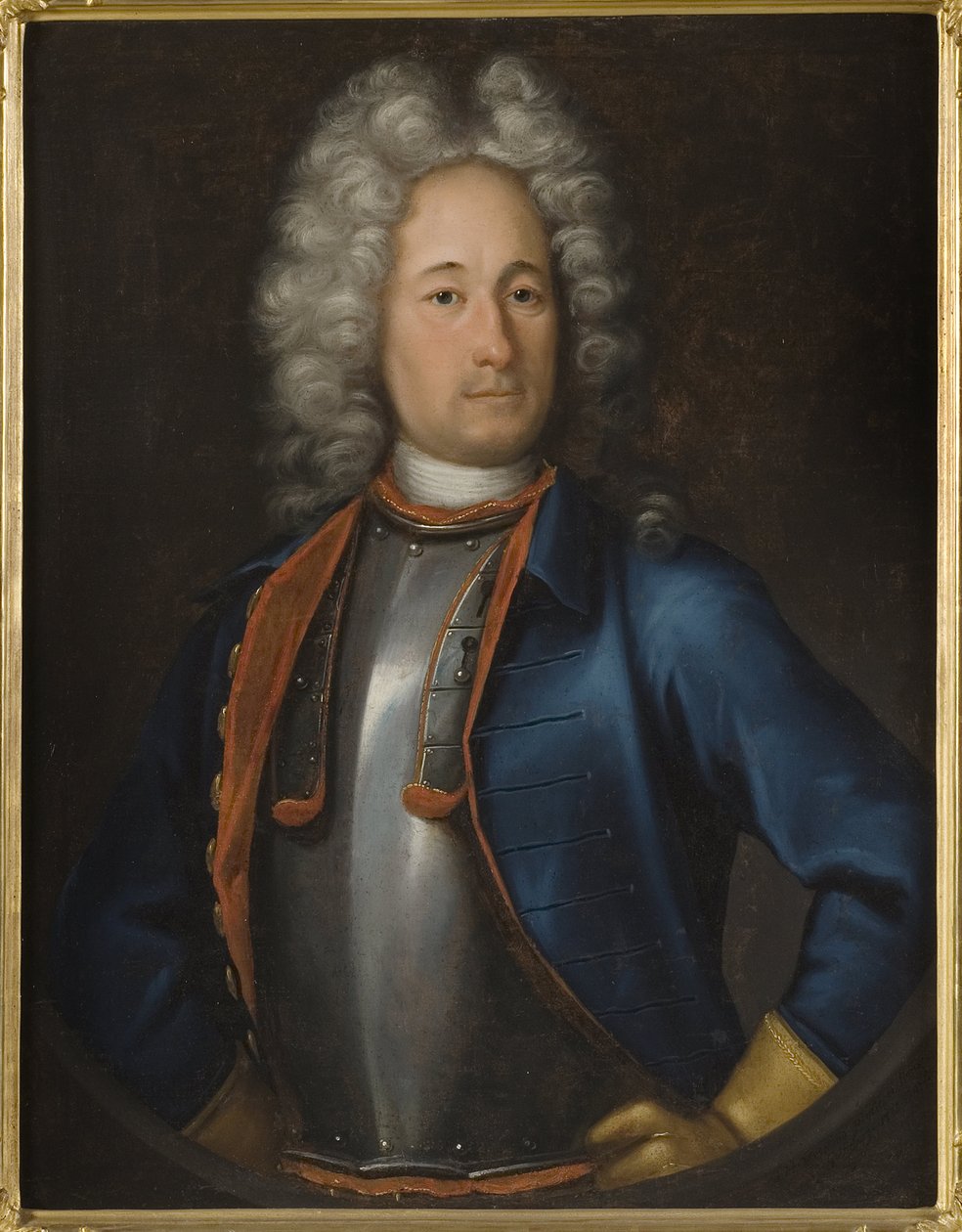 Portrett av admiralen Olof Stromstierna (1664-1730), av Wedekind, Johann-Heinrich (1674-1736). Olje på lerret av Johann Heinrich Wedekind