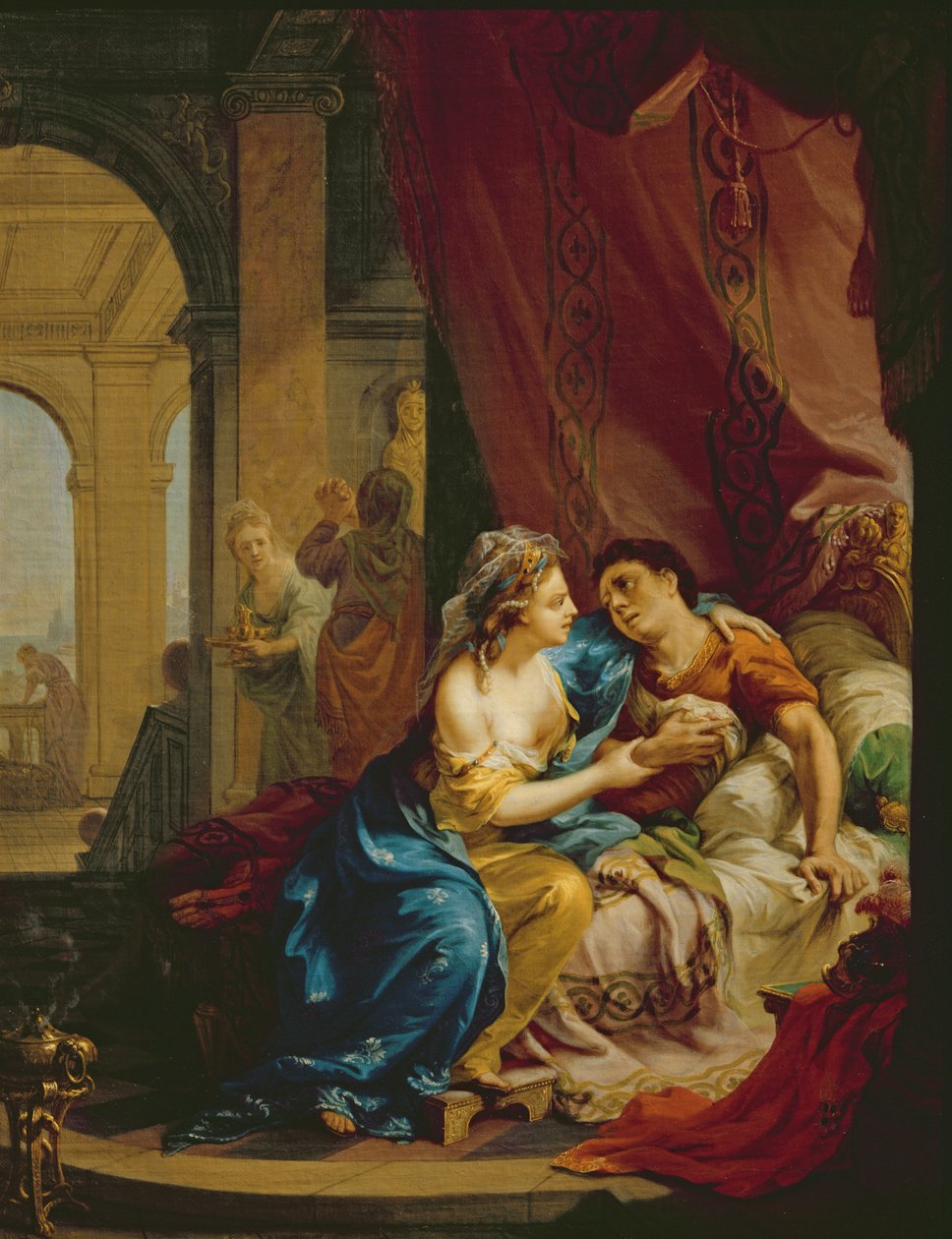Antony og Cleopatra, 1774 av Johann Heinrich Wilhelm Tischbein