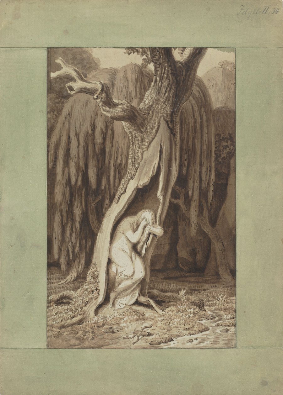 Dryad. Idylls Series, ca 1820. av Johann Heinrich Wilhelm Tischbein