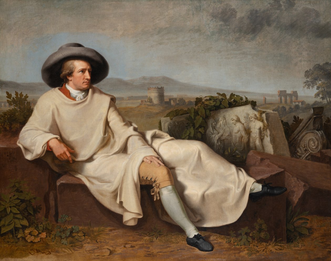 Goethe i den romerske kampanjen av Johann Heinrich Wilhelm Tischbein