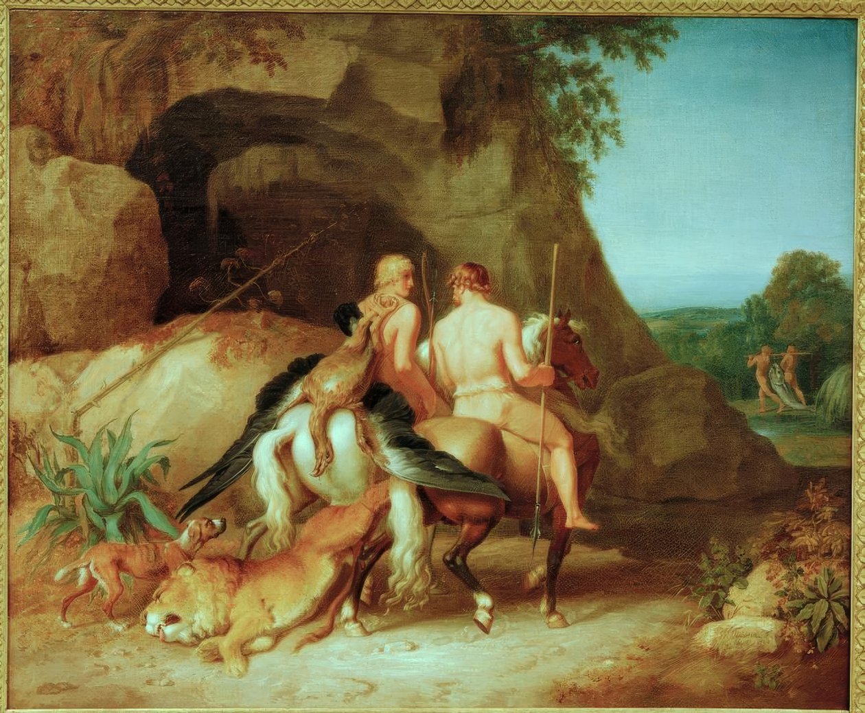 Kastor og Pollux - Mannens styrke av Johann Heinrich Wilhelm Tischbein