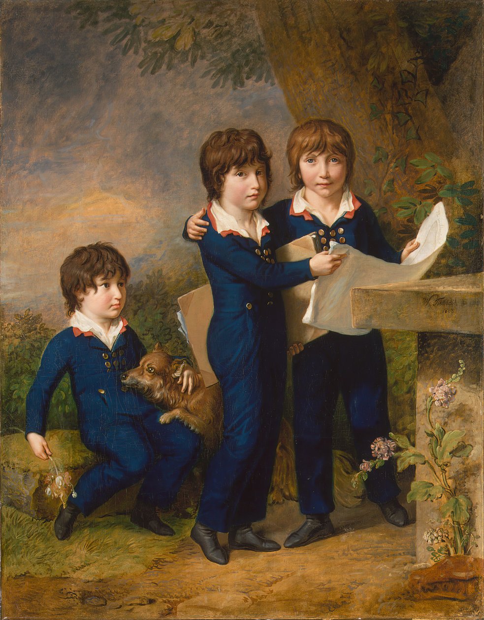 Barna til Martin Anton Heckscher: Johann Gustav Wilhelm Moritz 1797-1865..., 1805. av Johann Heinrich Wilhelm Tischbein