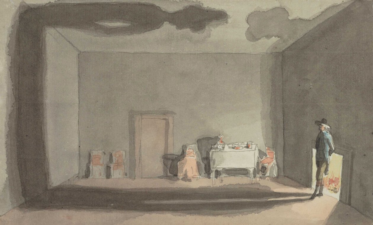 Den lange skyggen, ca 1805. av Johann Heinrich Wilhelm Tischbein