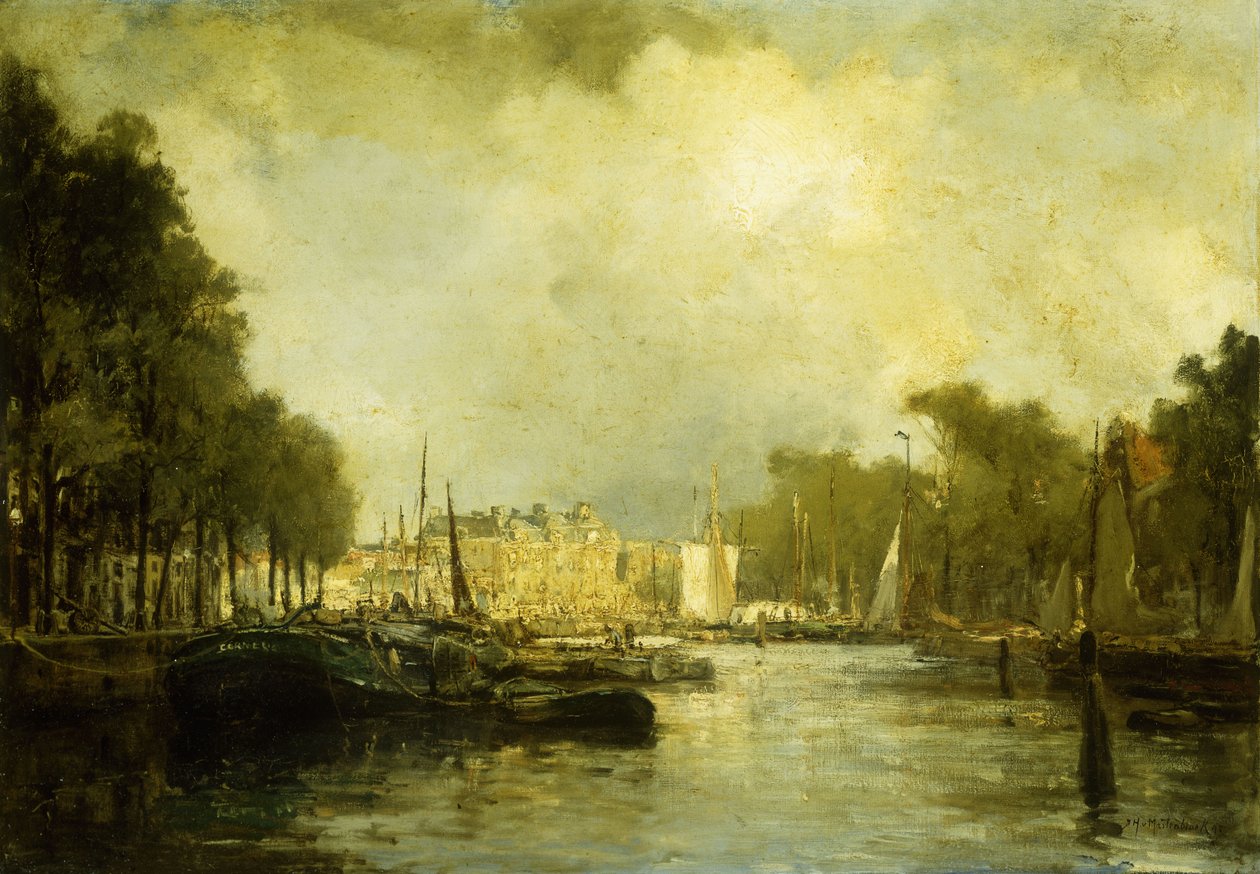 Rotterdam havn av Johann Hendrik Mastenbroek