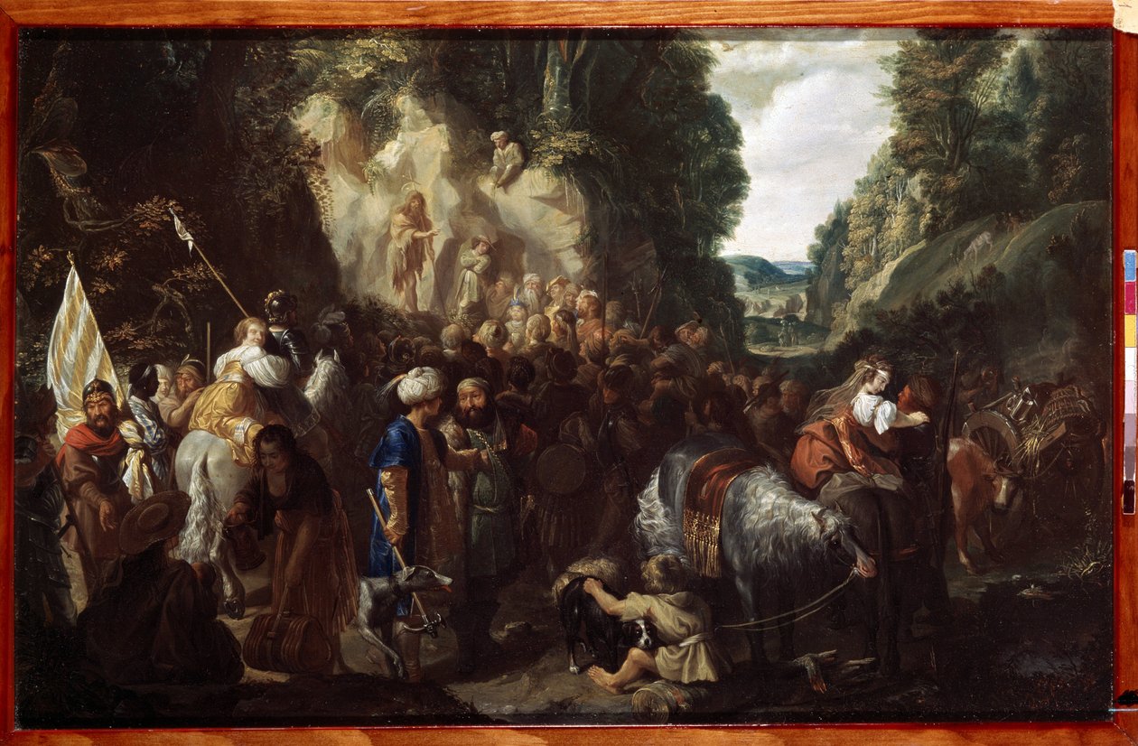 ""La preaching de saint Jean Baptiste"" (Saint John The Baptist Preaching) Maleri av Johann Hulsman (1600-tallet) 1635 Hermitage Museum, Saint Petersburg av Johann Hulsman