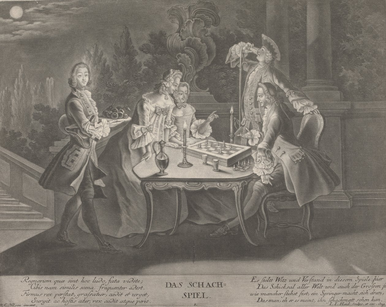 Sjakkspillet av Johann Jacobus Haid