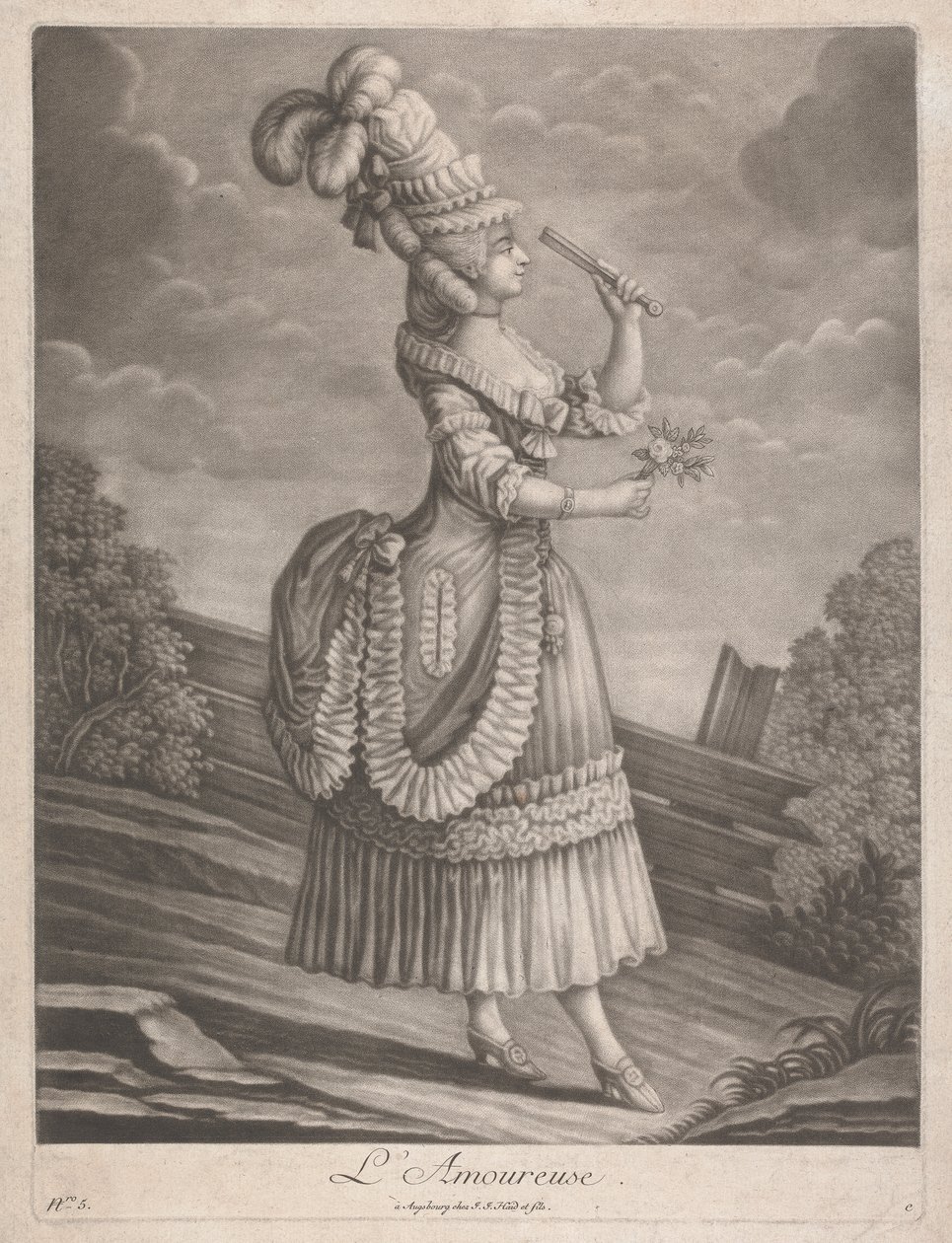 Elskeren av Johann Jacobus Haid