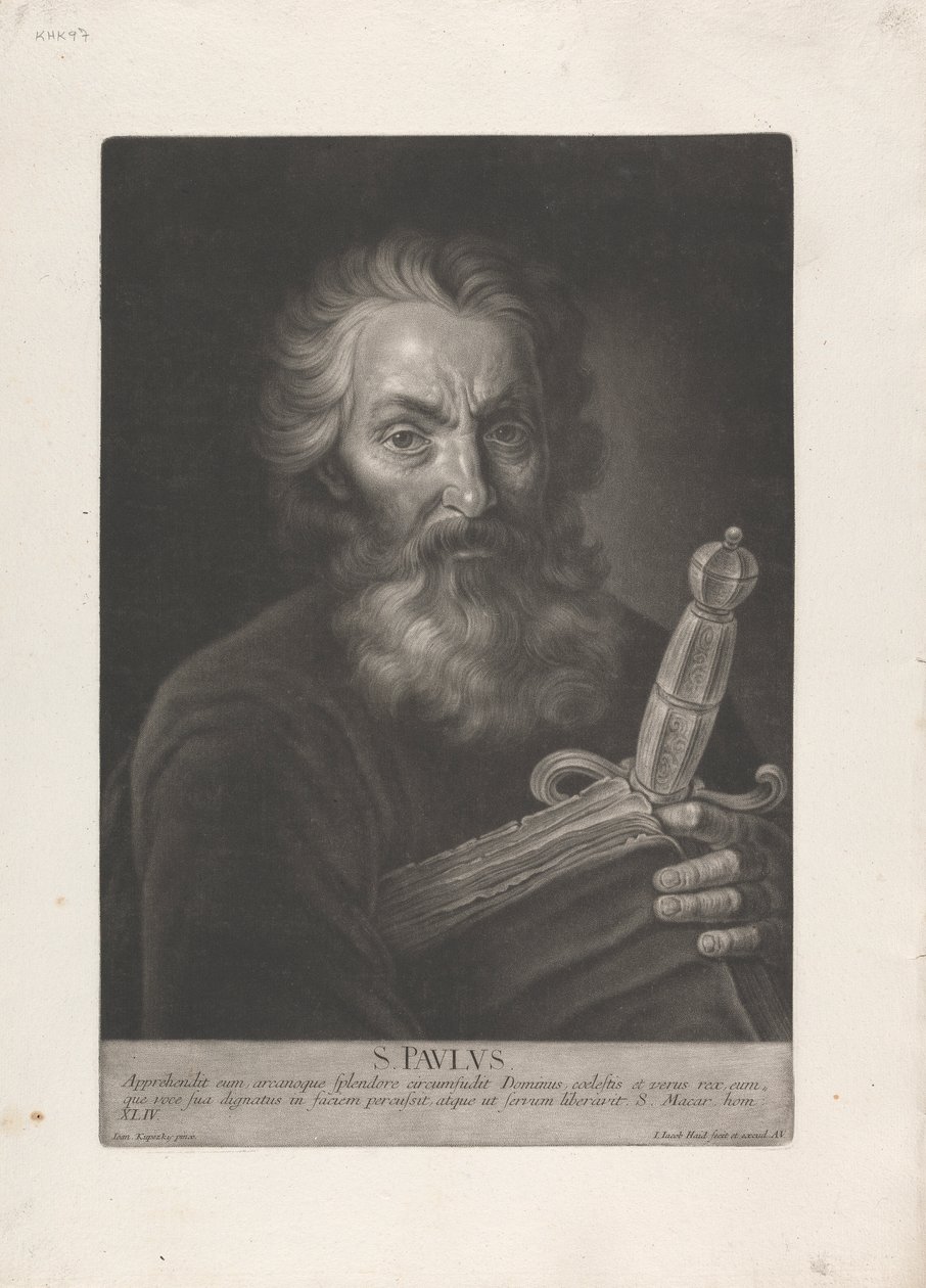 S. Paulus av Johann Jacobus Haid