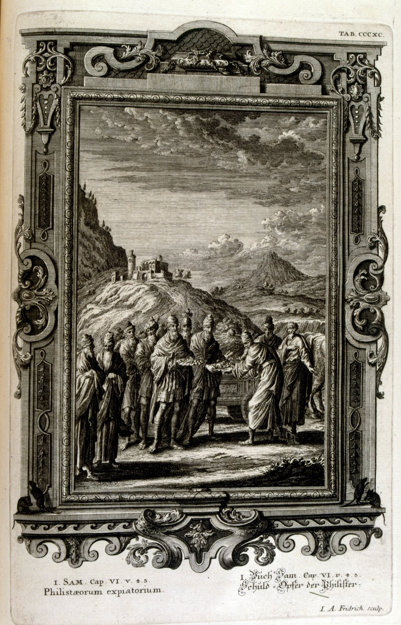 Ofringer til filistrene av Johann Jakob Scheuchzer