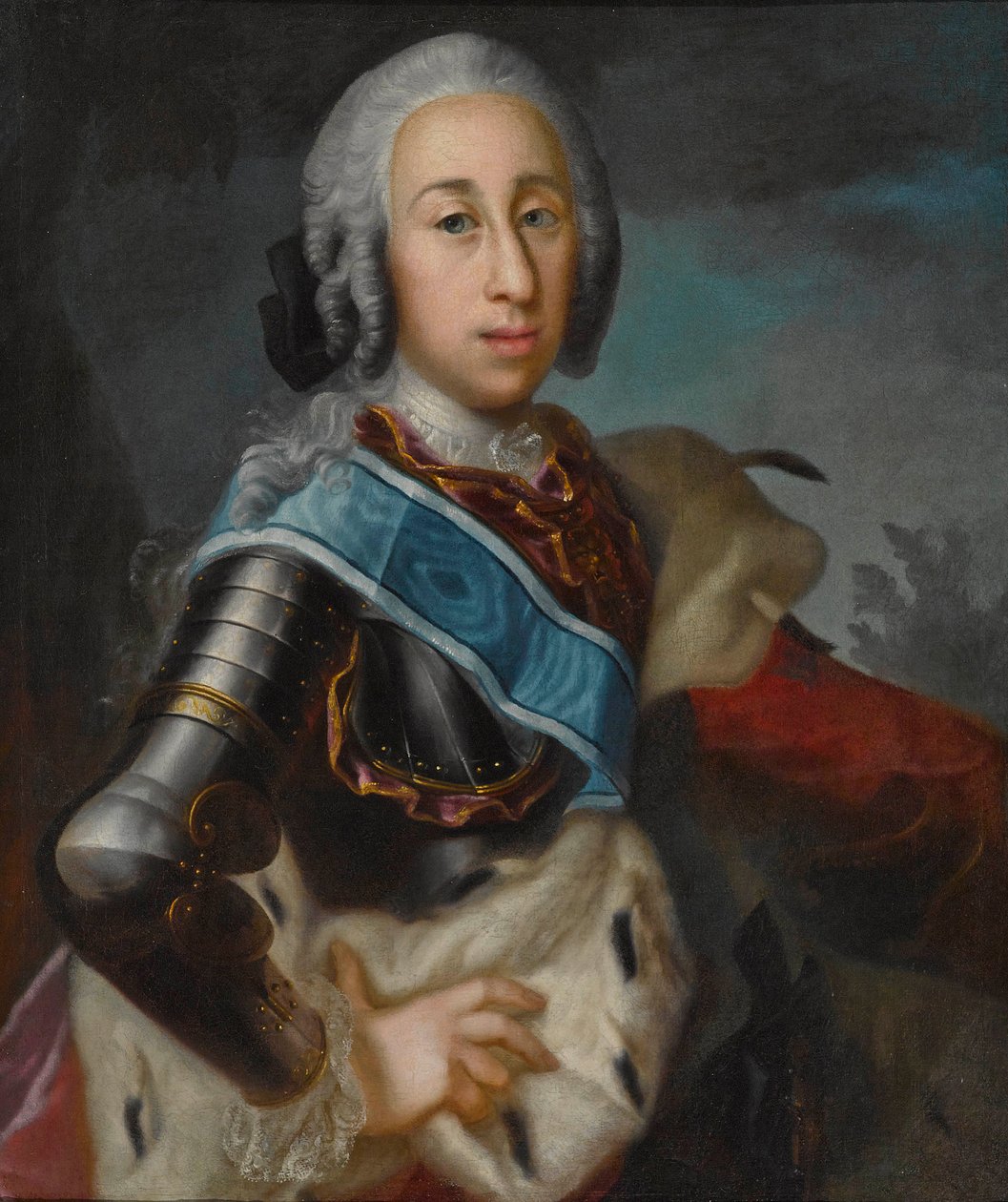 Clement Francois De Paule, prins av BAVIERE - Clement Frans av Bayern (1722-1770) - Johann Jonas Michael (ca. 1715-1791). olje på lerret av Johann Jonas Michael