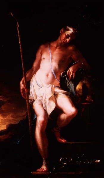 David med hodet til Goliat av Johann Kaspar Sing