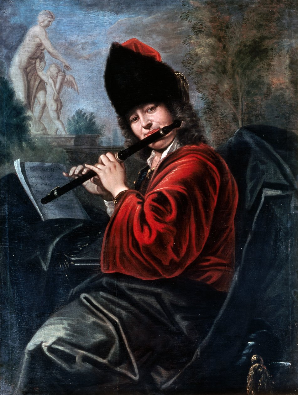 Tverrfløytespiller av Johann Kupetzky