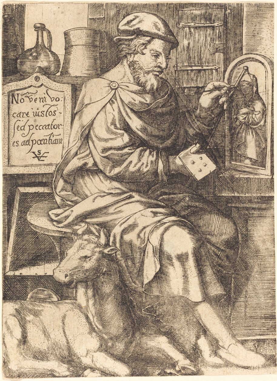 Saint Luke av Johann Ladenspelder