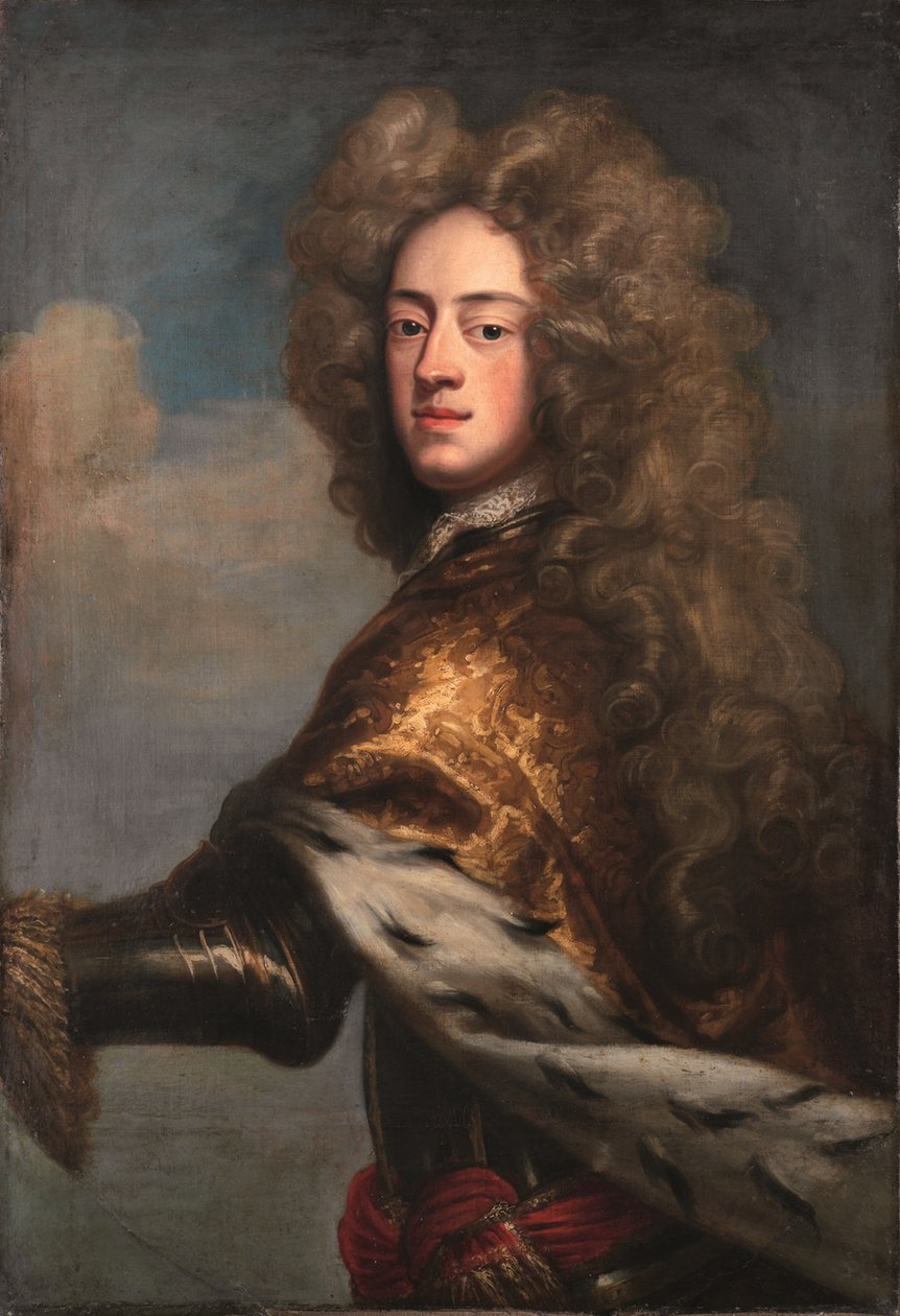 George II som prins av Wales av Johann Leonhard Hirschmann