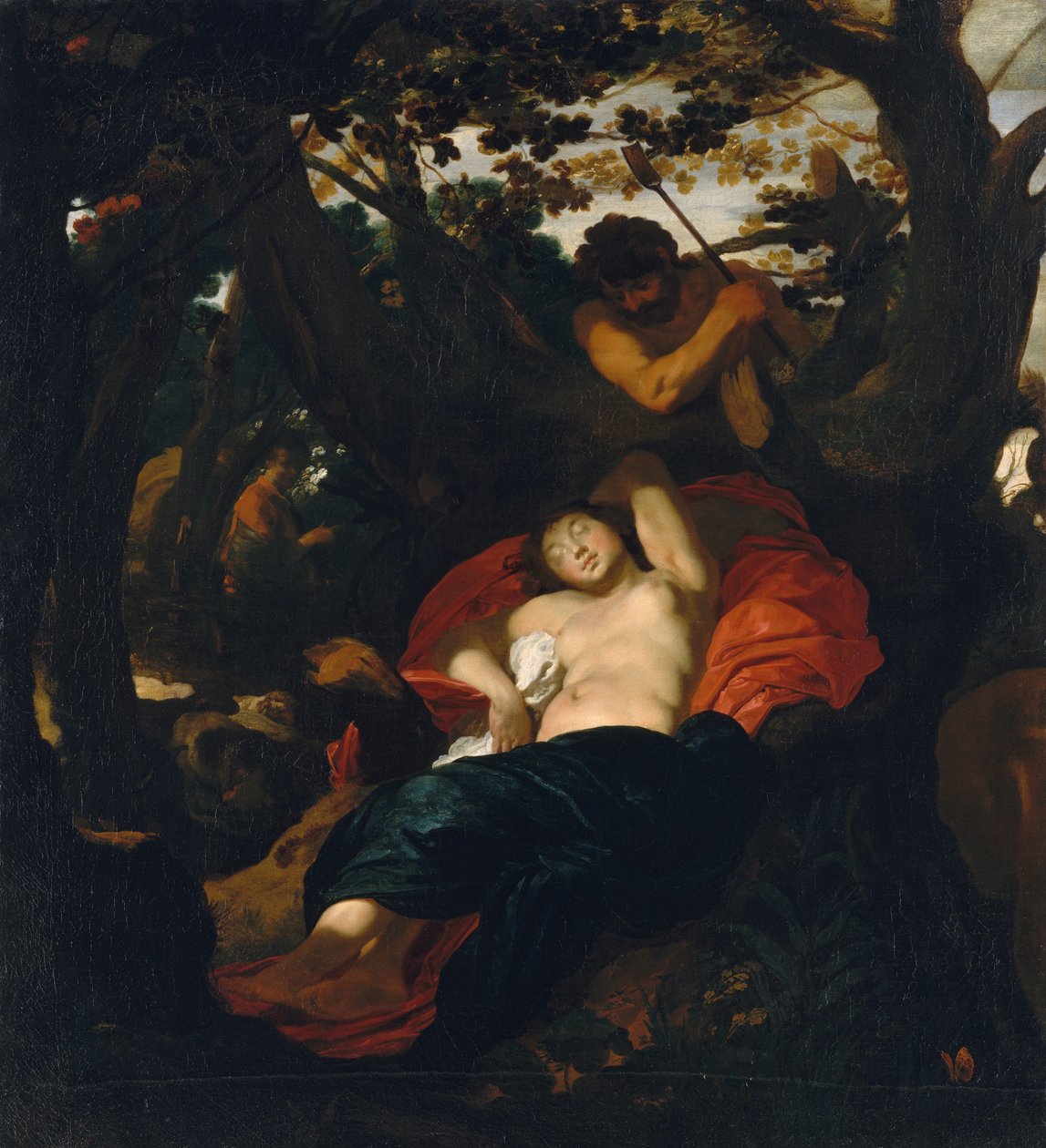 Nymfe og gjeter, ca. 1625. av Johann Liss