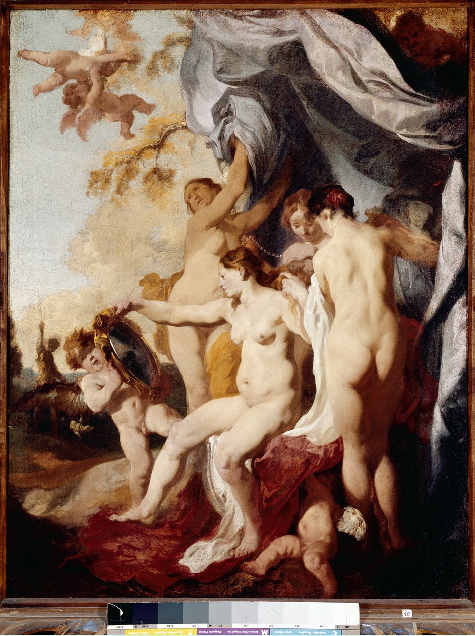 Venus med speil (olje på lerret av Johann Liss