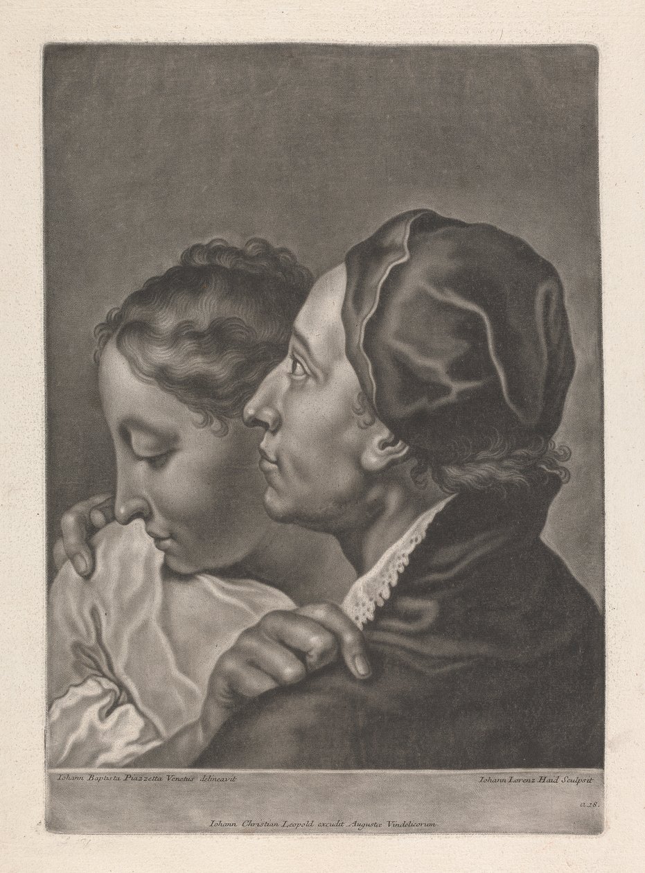 Portrett av mann og kvinne av Johann Lorenz Haid