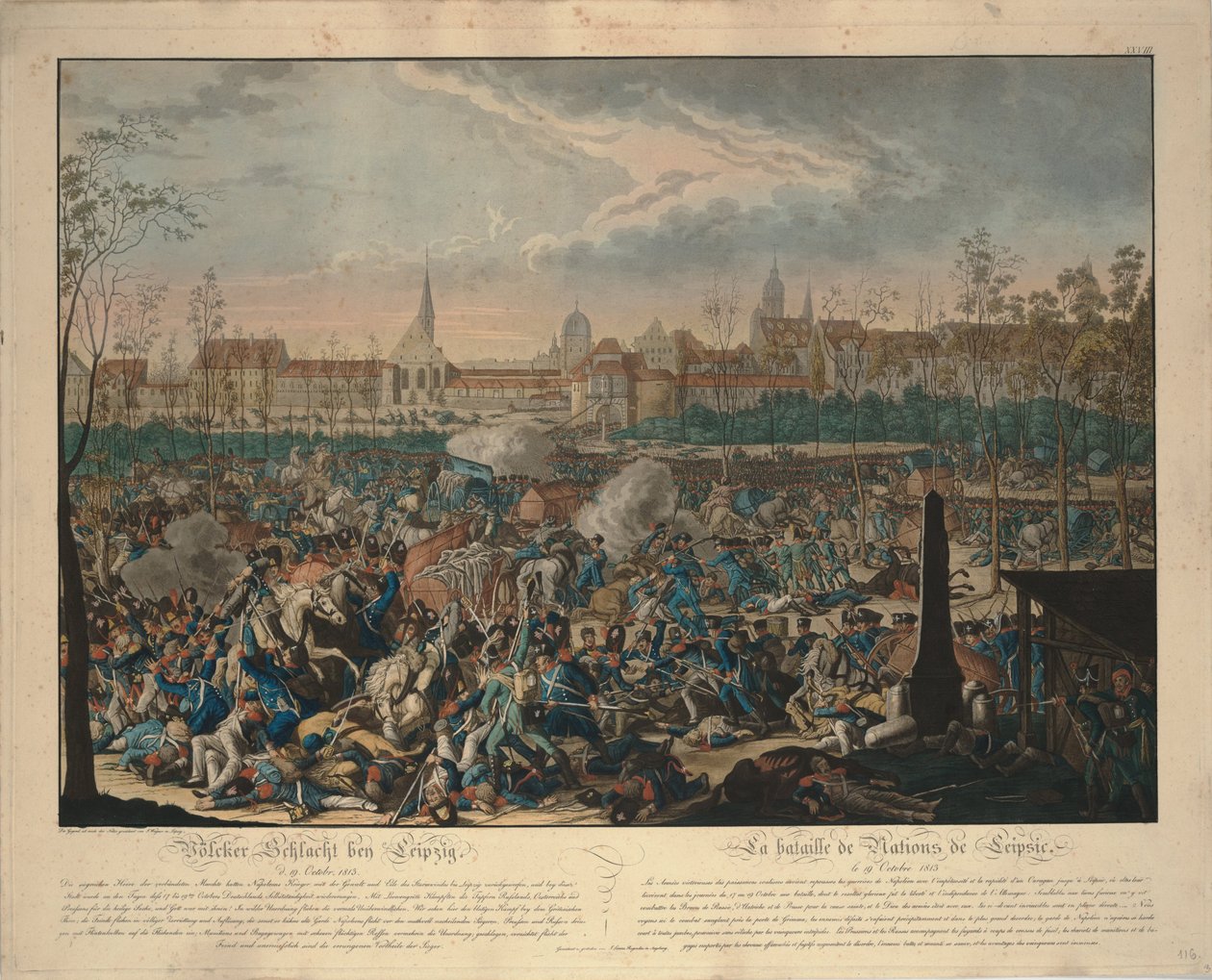 Kampen om nasjonene av Johann Lorenz Rugendas the Younger