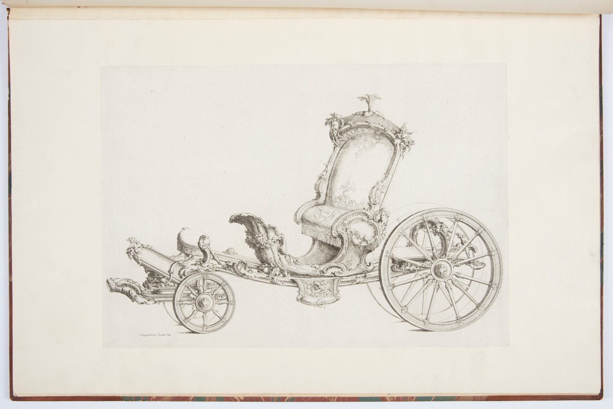 Design for en Cabriolet av Johann Michael Hoppenhaupt II
