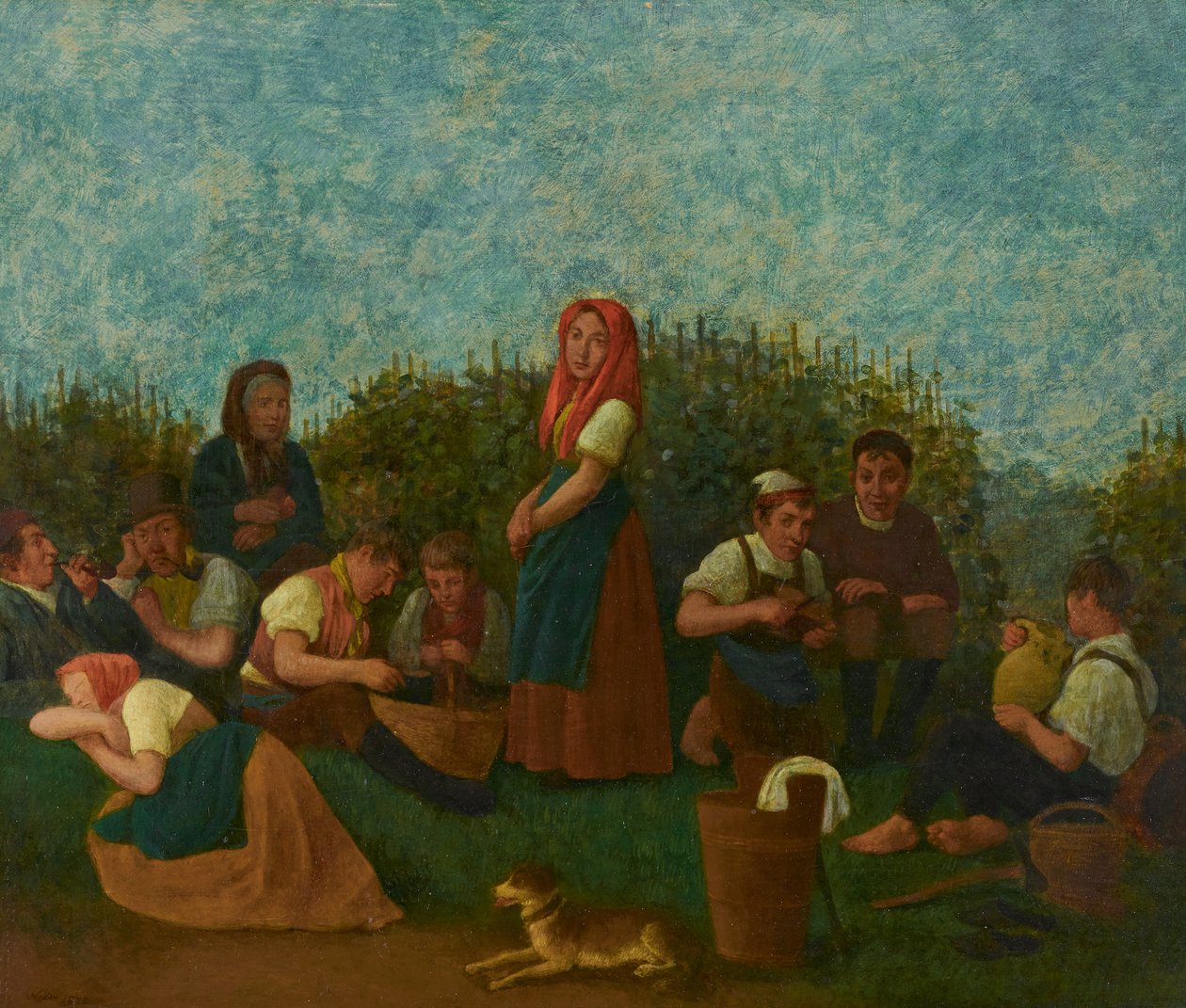Hvil i vingården (Schreiber-familien) av Johann Michael Neder