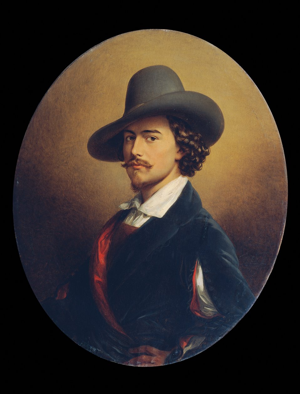 Der maler Eduard Ender av Johann Nepomuk Ender