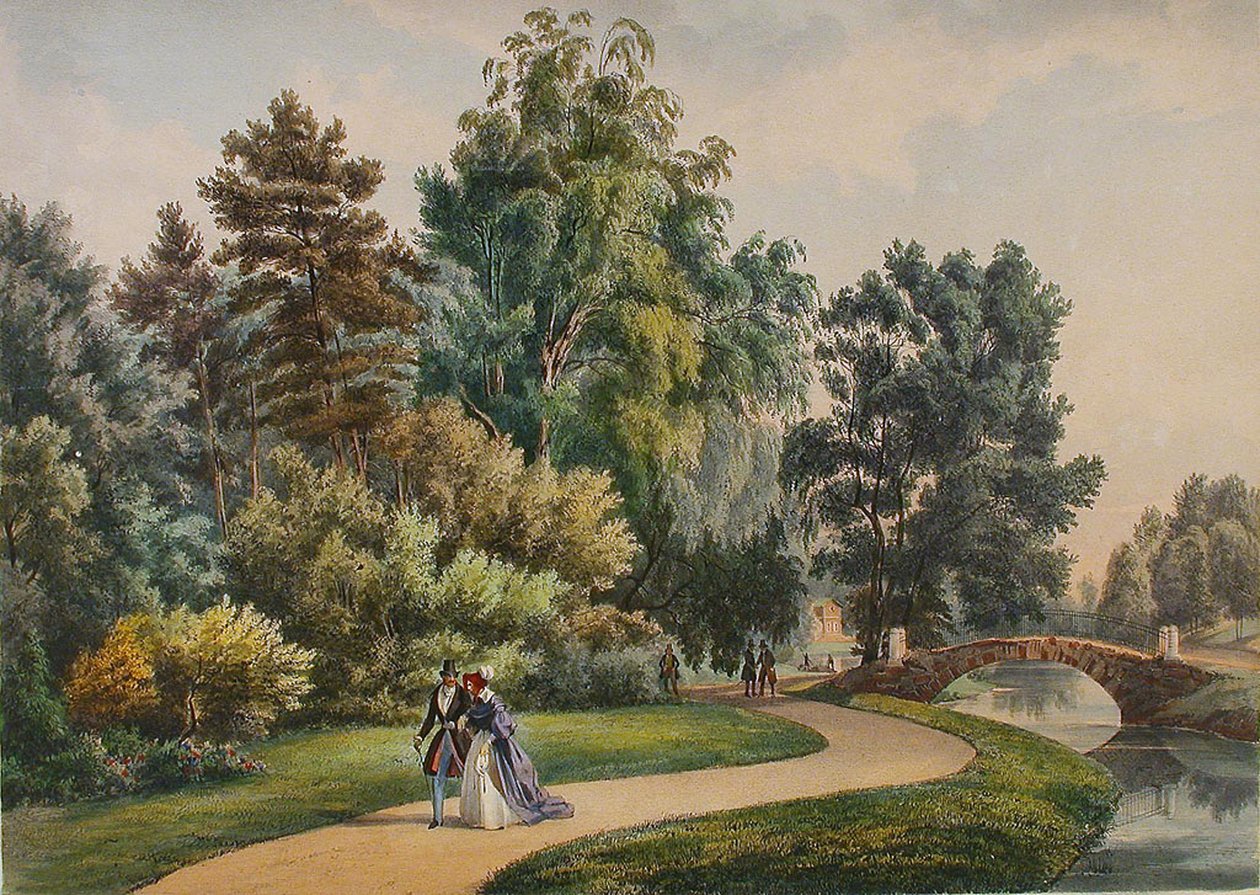 Vlakhernskoe-Kuzminki Estate, s. 1840 av Johann Nepomuk Rauch