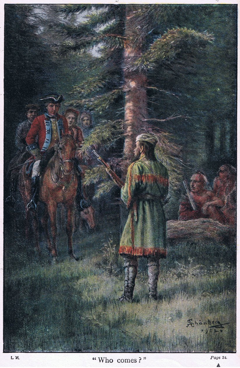 Hvem kommer?, 1910 av Johann Nepomuk Schonberg