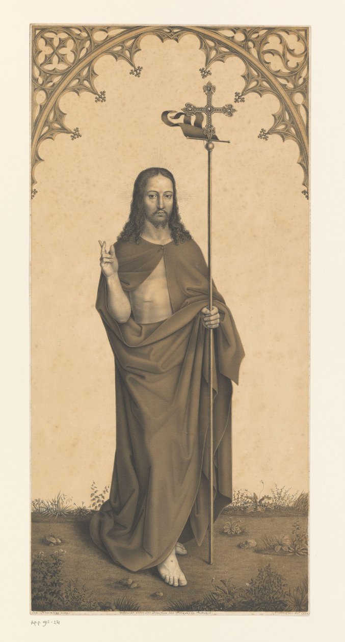 Kristus med stab Verk fra samlingen til brødrene Boisserée (serietittel) Galerie des Frères Boisserée (serietittel) av Johann Nepomuk Strixner