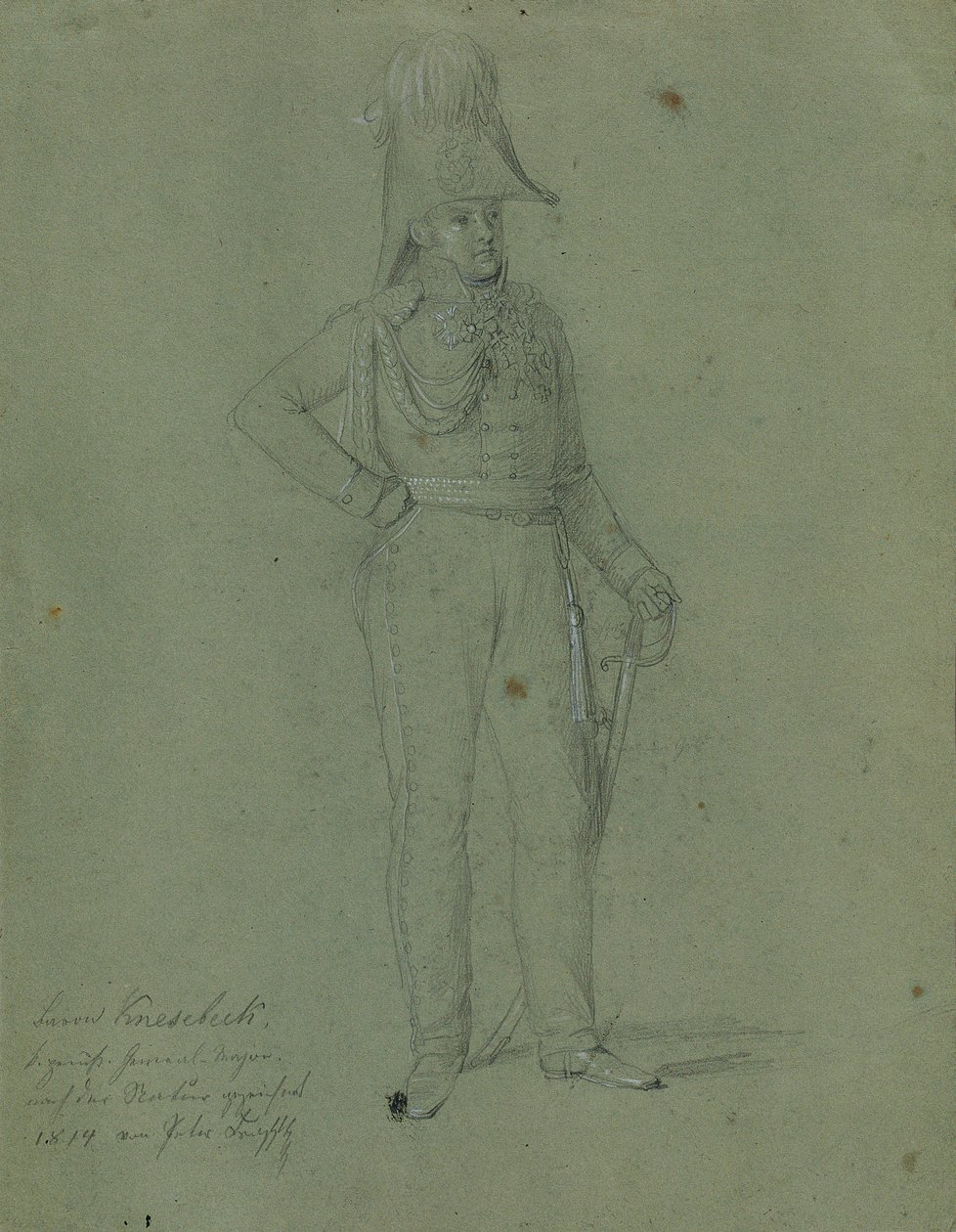 Baron Knesebeck av Johann Peter Krafft