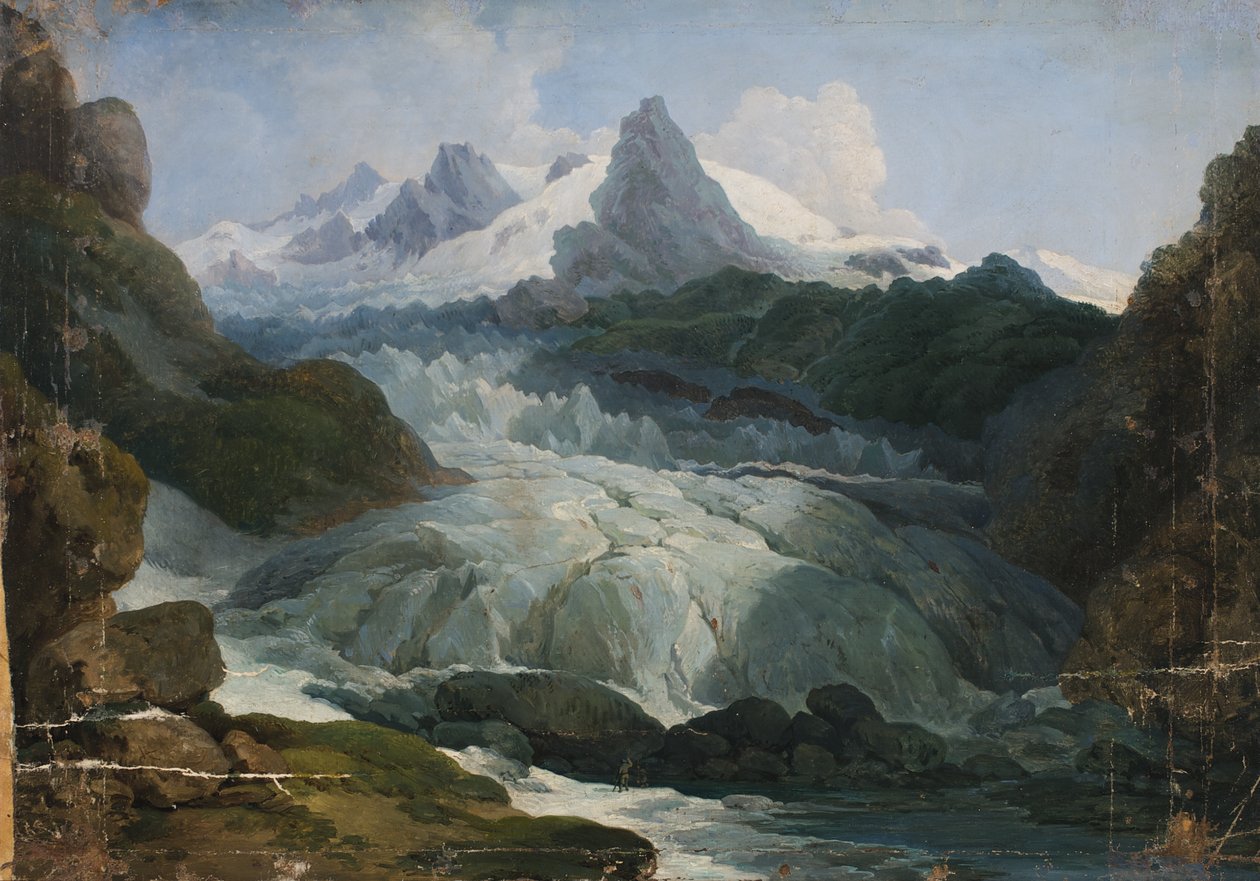 Rhônebreen av Johann Peter Krafft