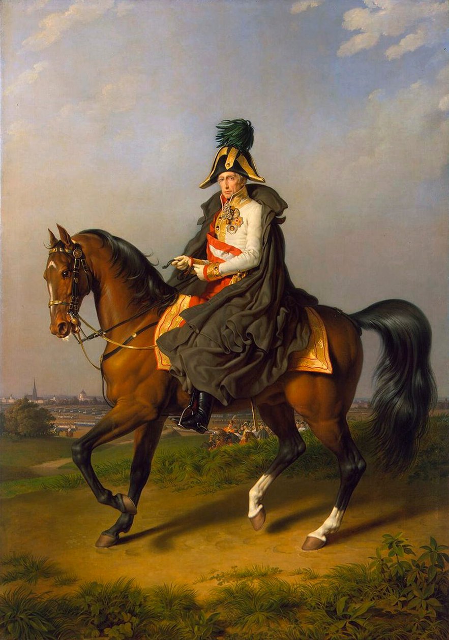 Ridesportrett av den hellige romerske keiser Frans II