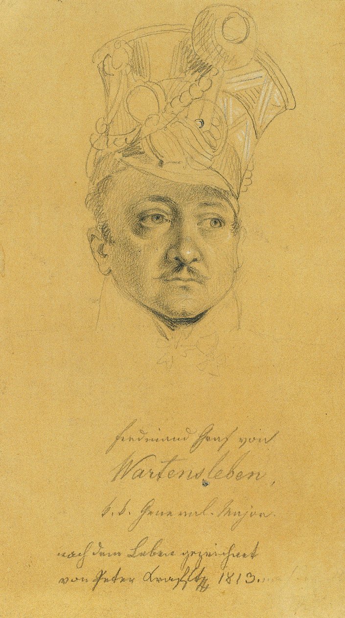 grev Ferdinand von Wartensleben av Johann Peter Krafft