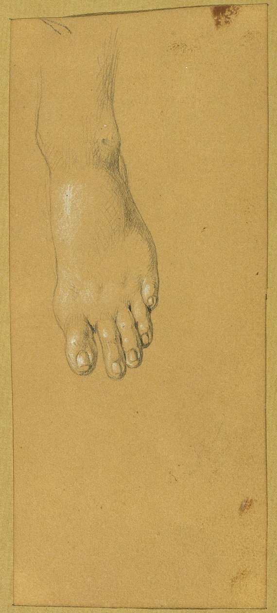 Fotstudie for "Rüdiger og Angelika" av Johann Peter Krafft