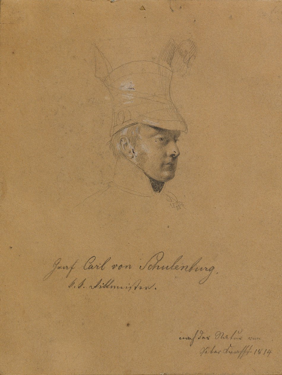 grev Carl von Schulenburg av Johann Peter Krafft