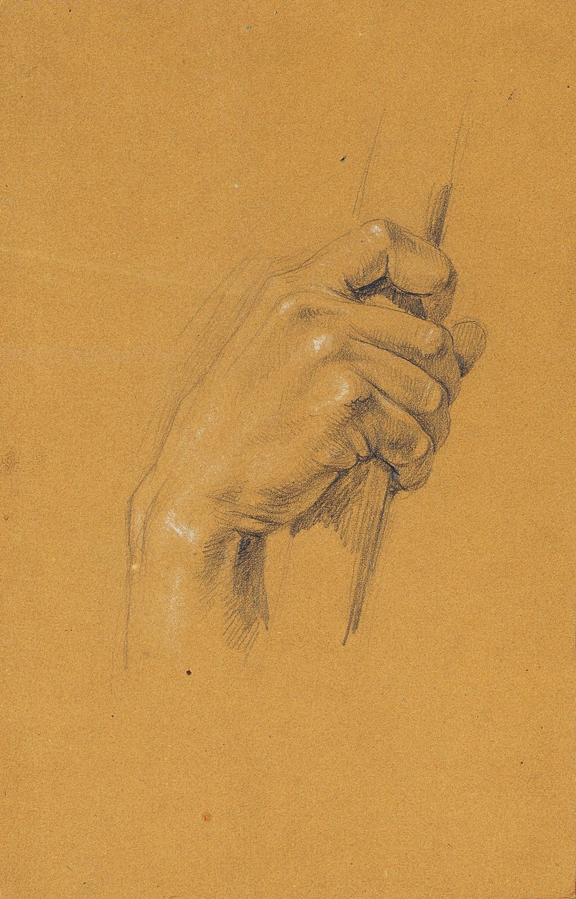 Håndstudie for "Ossian og Malvina" av Johann Peter Krafft