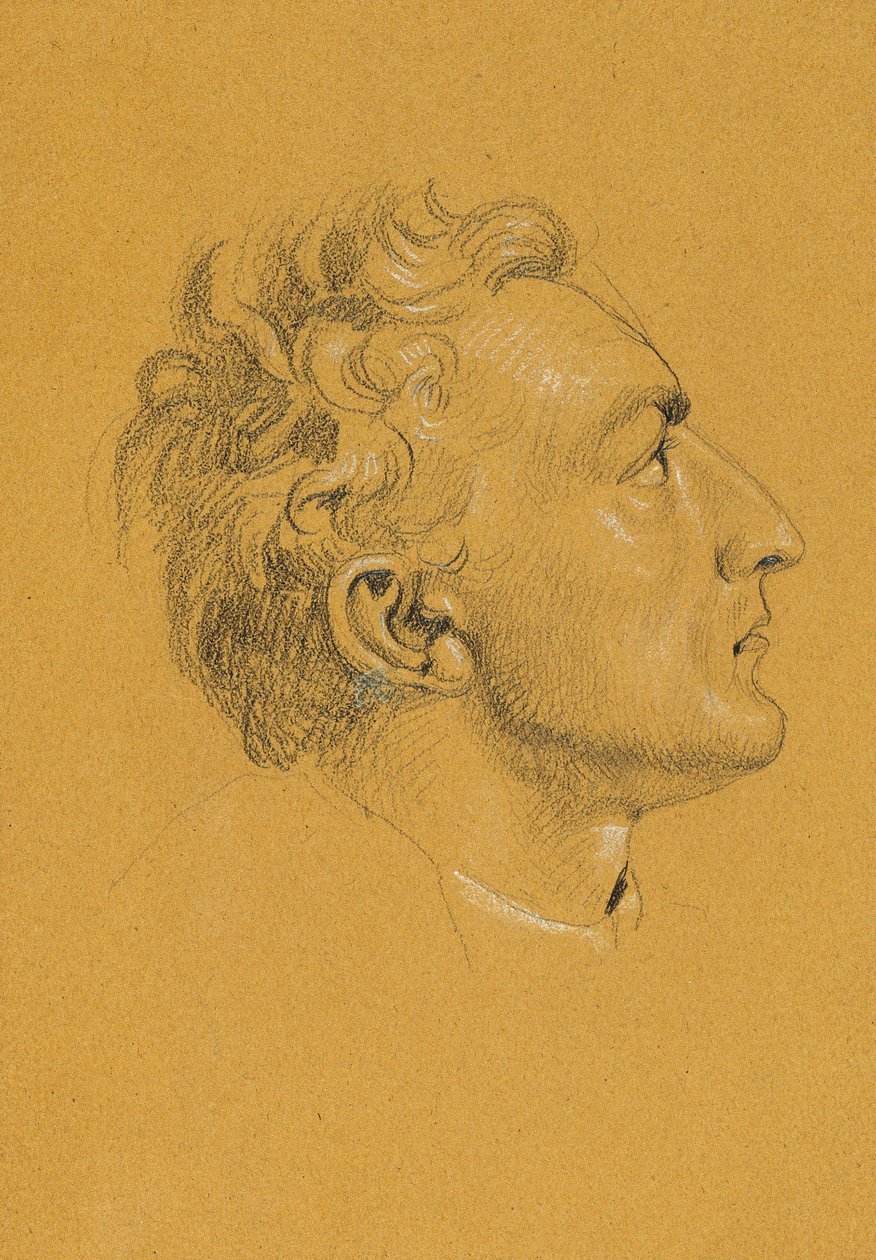 Hovedstudie for "Return of Emperor Franz from Pressburg" av Johann Peter Krafft