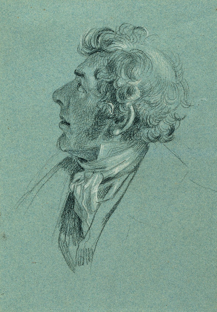 Hovedstudie for "Return of Emperor Franz from Pressburg" av Johann Peter Krafft